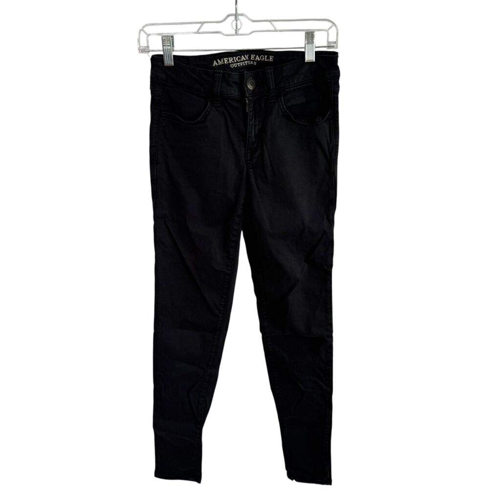 American Eagle Women's Jegging Jeans Pants Size 4 Long Black